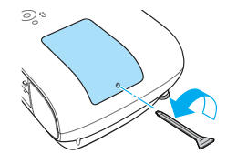 on_EH-TW6600_Epson ELPLP85_projector lamp_loosen_screw