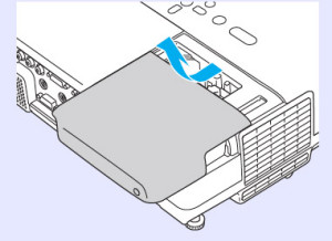 Epson-EB-400W--remove-cover-Epson-ELPLP42-lamp