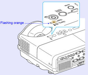 Epson-EMP-400W-warning-light-Epson-ELPLP42-lamp