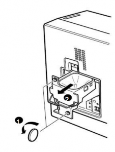 Epson_EMP-7500_projector_lamp_ELPLP06_remove