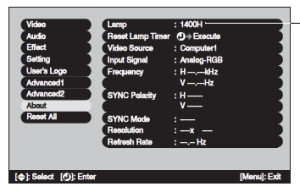 Epson_PowerLite 7800_reset_lamp_timer_Epson_ELPLP_22