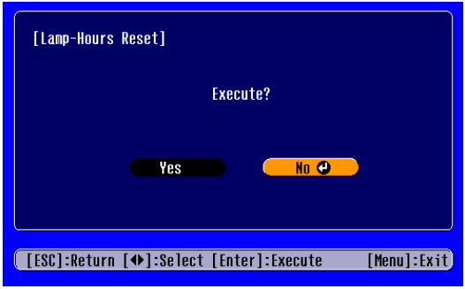 Epson_V11H128020_confirm_reset_lamp_hours_Epson_ELPLP_25_lamp