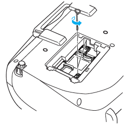 Epson_EMP-S1_loosen_screws_Epson_ELPLP_25_lamp