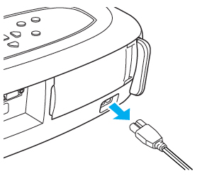 Epson PowerLite S1_remove_power_cord_Epson_ELPLP_25_lamp