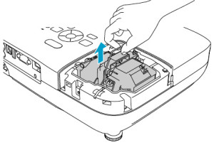 Epson_EX5200_projector_Epson_ELPLP58__remove_projector_lamp