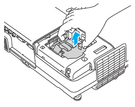 Epson-EX90-install-new-lamp-Epson-ELPLP42-lamp