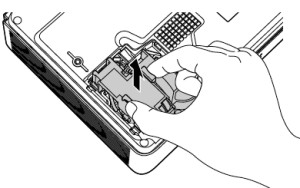 Epson_PowerLite-732_remove_ELPLP32_projector_lamp