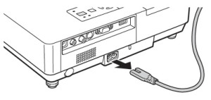 Epson_PowerLite_1505_unplug_projector_Epson_ELPLP38