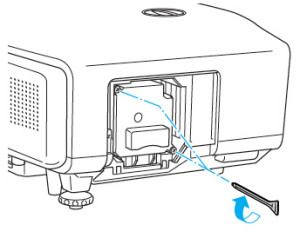 Epson_PowerLite_Pro_ G5350NL_tighten_cover_screws