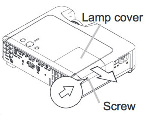 Hitachi-CP-X267_Hitachi_DT00751-CPX265_remove_projector_lamp_cover