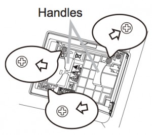 Hitachi_CP-x3010_Install_projector_lamp_Hitachi_DT01021_remove