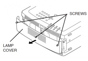 Sanyo PLV-WF10 Lamp Cover