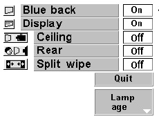 Sanyo PLC-XU20 Lamp Replacement Timer Monitor