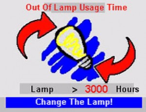 BenQ PB8250 3000 hours lamp warning, BenQ 65.J4002.001 