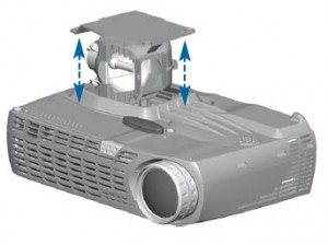 ASK DP-1000X lamp cage, ASK Proxima SP-LAMP-003