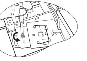 BenQ MP611 lamp screw, BenQ BenQ 5J.J2C01.001 lamp