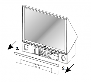 Mitsubishi WD-52525-remove speaker