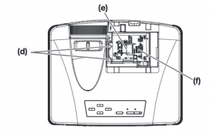 Mitsubishi_WD570U_projector_lamp_VLT-XD560LP_replace