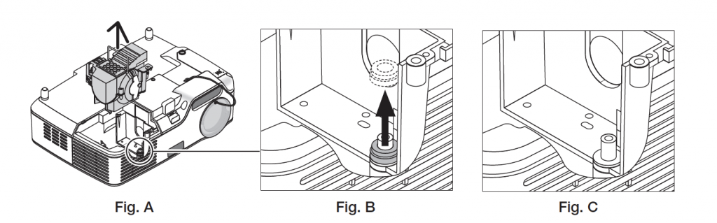 NEC NP62_projector_lamp_ NEC NP09LP_interlock_solution