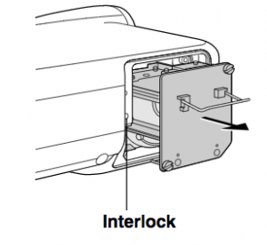 NEC_LT260_projector_lamp_NEC LT60LPK_remove