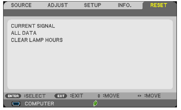 NEC_M282X_projector_lamp_NEC NP27LP_reset_hours