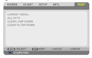 NEC_M300W_NEC_NP15LP_lamp_timer