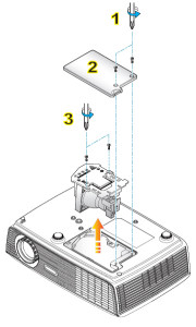 Optoma_HD66_replacing_Optoma_BL-FU185A_projector_lamp