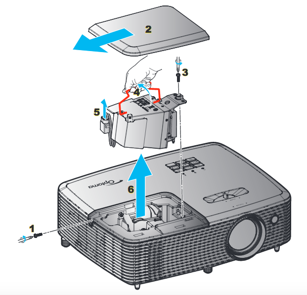 Optoma_HD27_projector_lamp_SP.77011GC01_replace