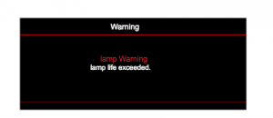 Optoma_HD27_projector_lamp_SP.77011GC01_warning
