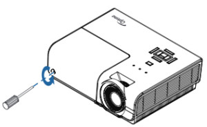 Optoma_TH1060P_projector_Optoma_BL-FS300C _Remove_lamp_cover