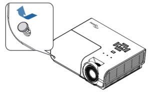 Optoma_TH1060P_projector_Optoma_BL-FS300C _remove_lamp_cover_button