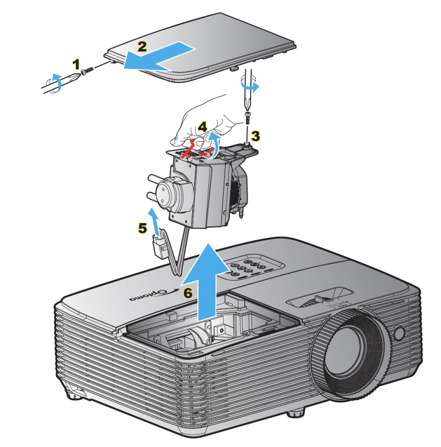 Optoma HD143X projector lamp