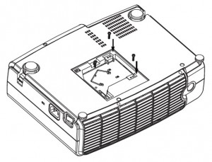 BenQ PB7230 lamp installation, BenQ 60.J3503.CB1 lamp