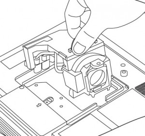 BenQ_PB8235_projector_lam_ installation_BenQ_59.J8101.CG1_projector_lamp