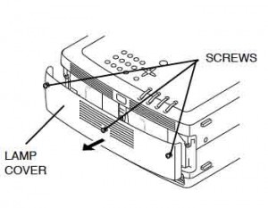 Sanyo PLC-XF35/F35NL/PLC-XF35N Lamp Cover