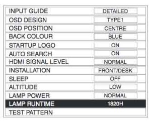 Panasonic_PT-AX100U_projector_Panasonic_ET-LAX10_reset_lamp_timer