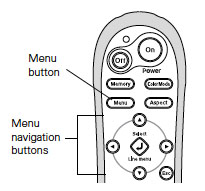 Epson-PowerLite-Home-Cinema-1080-UB-remote-control-menu-Epson-ELPLP39-lamp