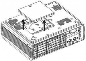 BenQ_PB7100_Remove_Projector_Cover_BenQ_60.J5016.CB1_projector_lamp
