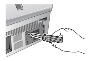 Samsung_HLP4663WX:XAA_TV_replacement_lamp_BP96-00608A_remove_lamp_door