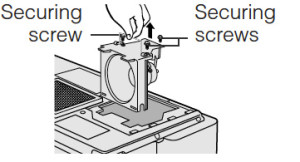 Sharp_XG-P20_projector_Sharp_BQC-XGP20X_RLMPF0072CEZZ_projector_lamp_screws