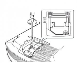 Sony_VPL-GH10_Sony_LMP-H201_remove_projector_lamp