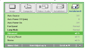 Vivitek_D513W_projector_lamp_Vivitek 5811116320_reset_timer