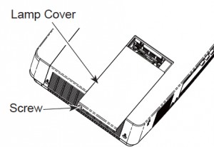 Sanyo PLC-XU305/PLC-XU355 Projector Lamp Cover,Sanyo POA-LMP131 (service parts no 610 343 2069)