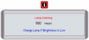BenQ PB2140 first lamp warning, BenQ CS.59J0Y.1B1