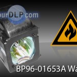 Damage or Fire Warning on Samsung DLP Television BP96-01653A Lamp