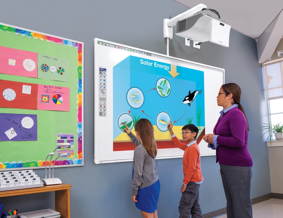 Keep a healthy classroom when using a projector.