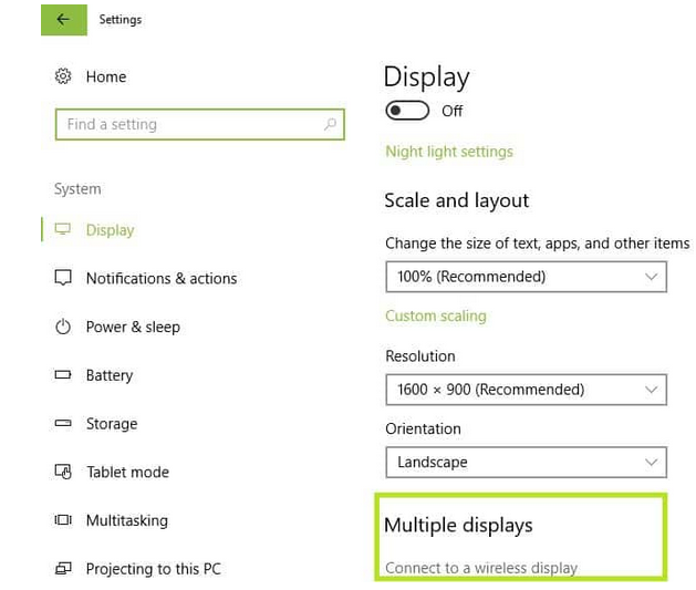 connect PC to projector