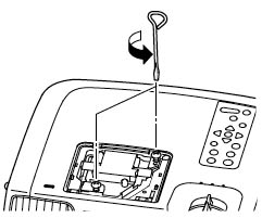 Epson_EMP-810P_loosen_screws_Epson_ELPLP15_lamp