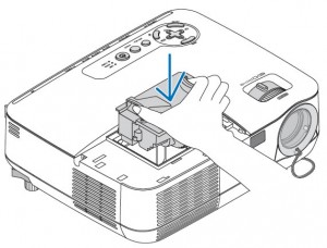 NEC NP 110 installing NEC NP13LP Projector Lamp