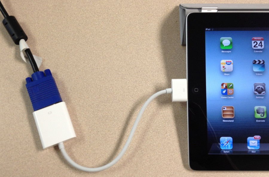 Connect your iPad to your projector